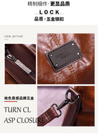 Retro Leather Tote Bag