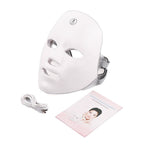 Cross-border rechargeable manual touch test led beauty mask colorful photon skin rejuvenation beauty instrument facial mask instrument