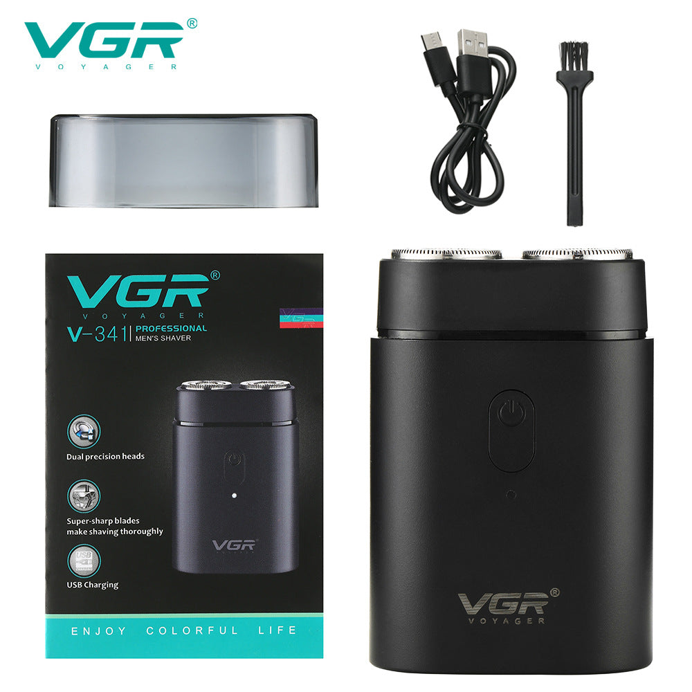 VGR V-341 Men's Rotary Electric Shaver – Rechargeable | Aladinae