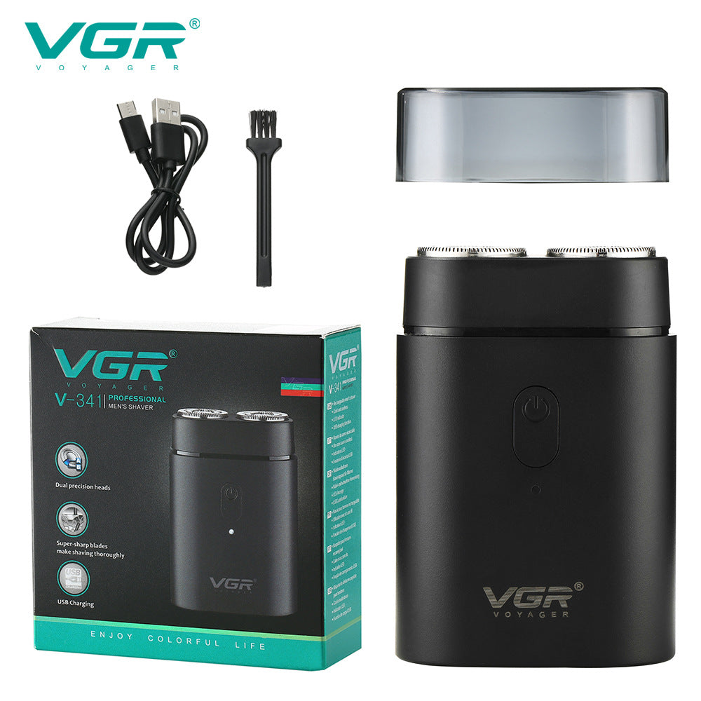 VGR V-341 Men's Rotary Electric Shaver – Rechargeable | Aladinae