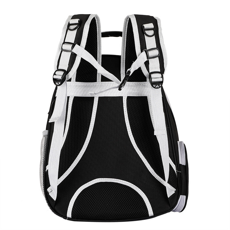 Cat carrier, travel bag, space capsule pet backpack, school bag, double shoulder bag, dog, rabbit, cat cage for going out in winter.