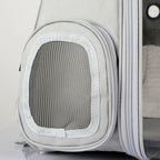 Cat carrier, travel bag, space capsule pet backpack, school bag, double shoulder bag, dog, rabbit, cat cage for going out in winter.