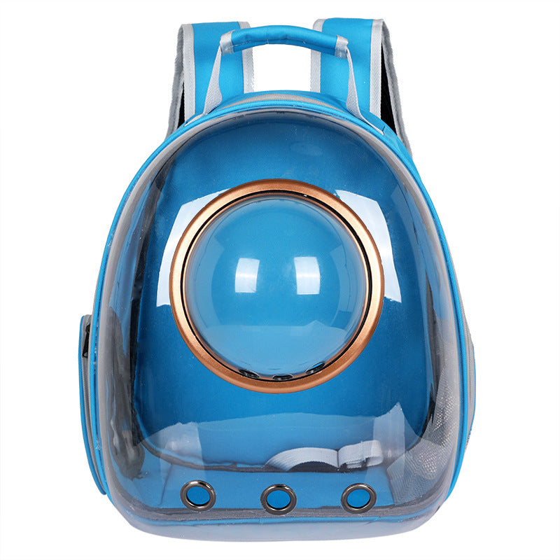 Cat carrier, travel bag, space capsule pet backpack, school bag, double shoulder bag, dog, rabbit, cat cage for going out in winter.