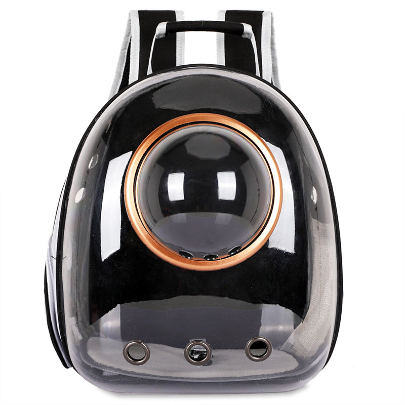 Cat carrier, travel bag, space capsule pet backpack, school bag, double shoulder bag, dog, rabbit, cat cage for going out in winter.