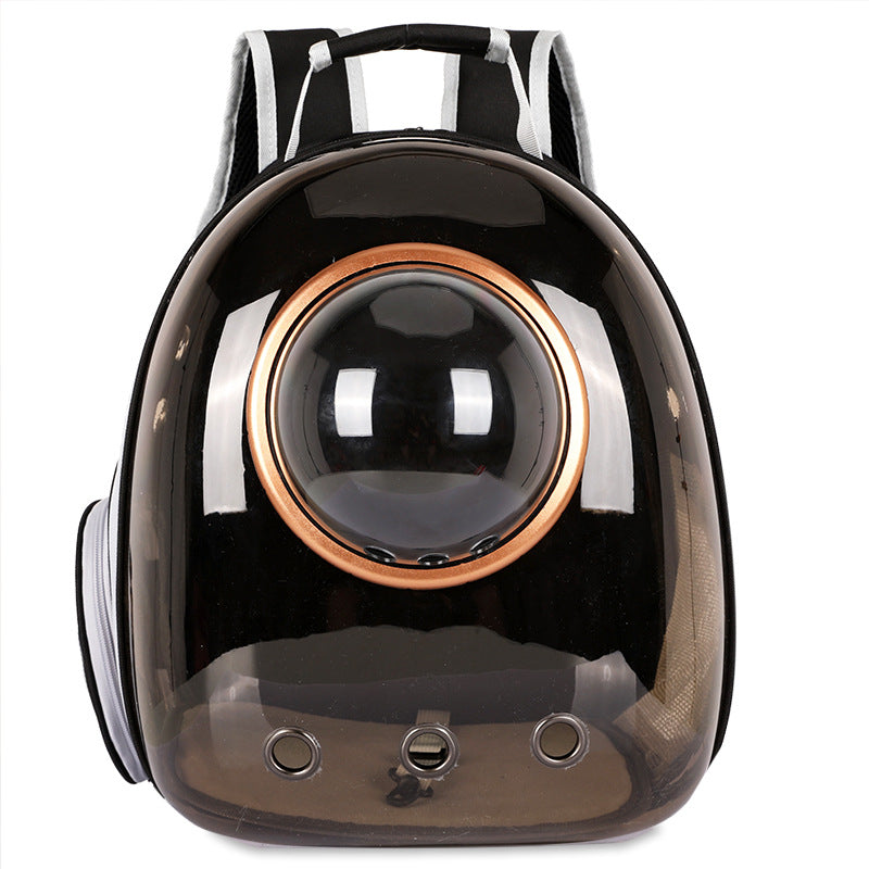 Cat carrier, travel bag, space capsule pet backpack, school bag, double shoulder bag, dog, rabbit, cat cage for going out in winter.