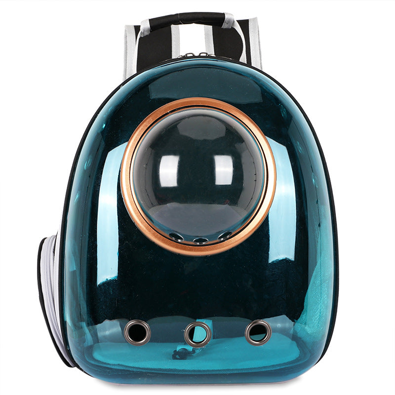 Cat carrier, travel bag, space capsule pet backpack, school bag, double shoulder bag, dog, rabbit, cat cage for going out in winter.
