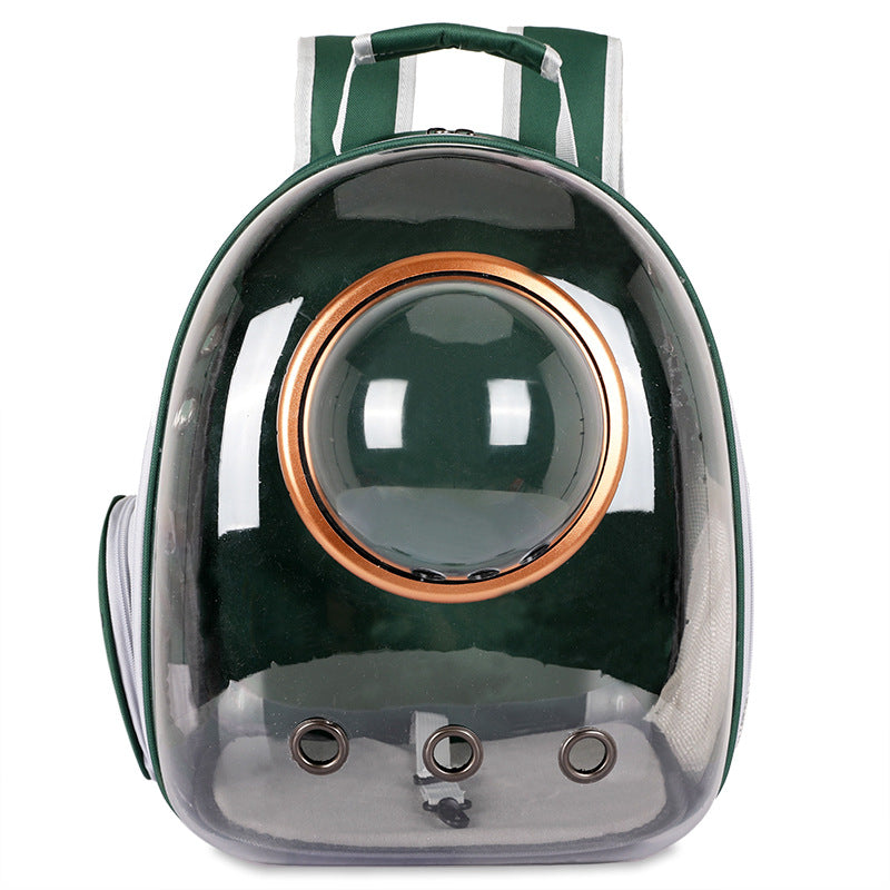 Cat carrier, travel bag, space capsule pet backpack, school bag, double shoulder bag, dog, rabbit, cat cage for going out in winter.