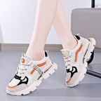 Korean version versatile student sports shoes for women's street photography, casual running shoes for women