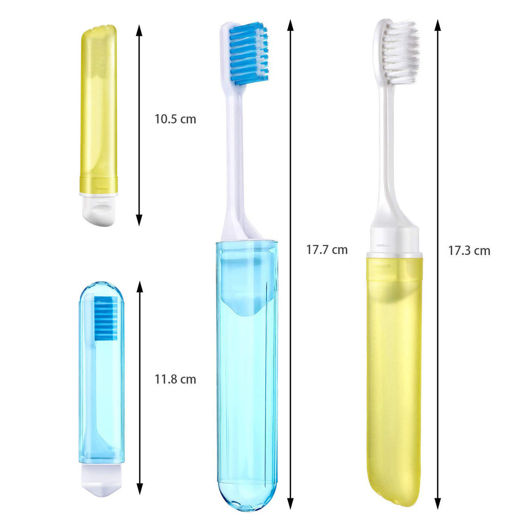 Portable Folding Toothbrush Colorful Ultra-Soft Bristle Travel Toothbrush Compact Storage Travel Outdoor Easy To Carry Toothbrush
