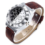 Electronic cigarette lighter watch USB rechargeable lighter multi-function watch silicone quartz watch fake three-eye watch