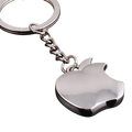 Factory direct metal crafts mini apple keychain advertising custom activities small gifts lettering