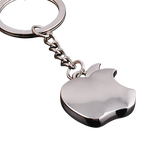 Factory direct metal crafts mini apple keychain advertising custom activities small gifts lettering