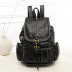 Retro Backpack Women 2020 New Women Bag Fashion Trend Hook Women's Backpack Student Schoolbag Factory Direct