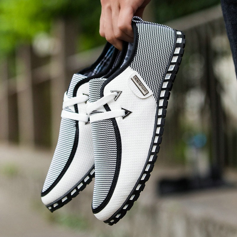 Male driving Shoes Fashion Men Flats Boat Shoes High Quality  Men Casual Shoes Slip On Loafers Casual shoes Big Size MM 58