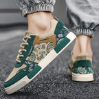 Small niche design canvas shoes for teenagers sports plus size casual board shoes