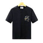 Casual Fashion Printed Pure Cotton Short Sleeve T-Shirt for Men