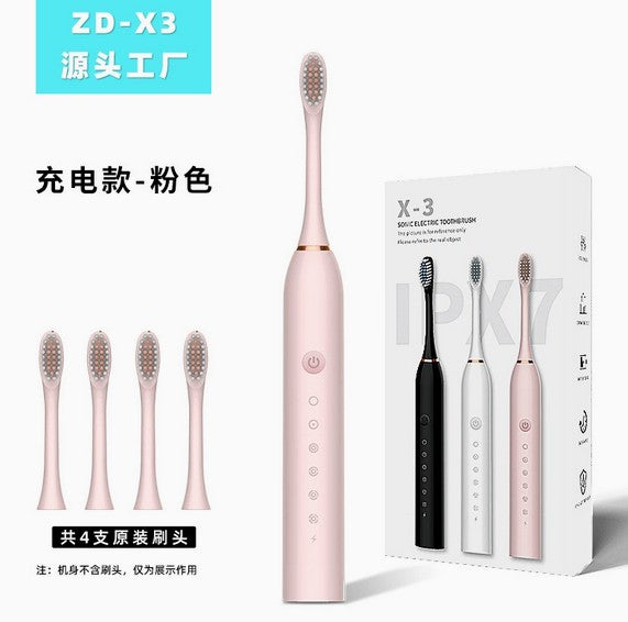 Manufacturers wholesale soft toothbrush toothbrush rechargeable fully automatic adult children universal electric toothbrush ultrasonic