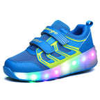 Manufacturers specialize in cross-border two-wheeled Heelys shoes for children, smooth roller shoes, boys and girls, skates, lights, wheel shoes