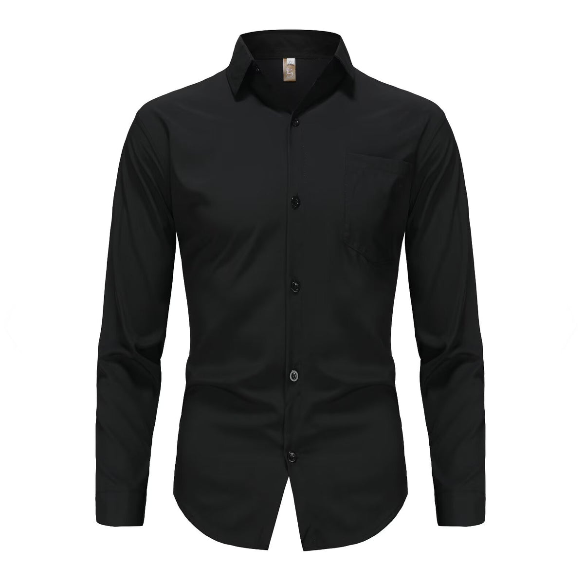 Spring and summer slim fit youth versatile shirt for men