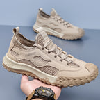 Work Safety Shoes for Men, Breathable Mesh Casual Shoes, Slip-Resistant Durable Hiking Shoes
