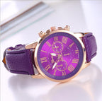 Men's Multi-Dial Quartz Watch - Geneva Style, Steel Strap