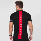 Men's Black Cotton Crew Neck T-Shirt
