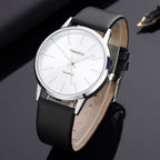 Simple watch Korean style fashion ladies casual male student trend belt ultra-thin British watch quartz watch