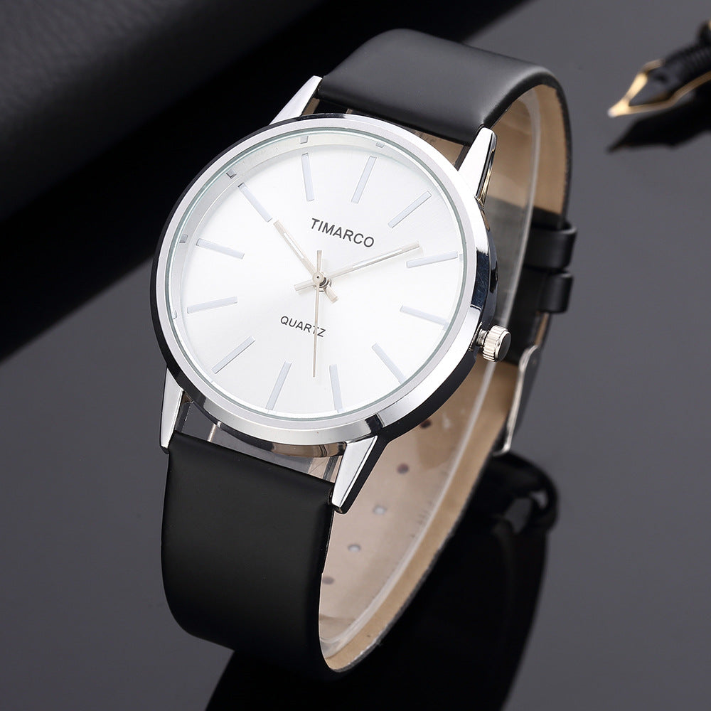Simple watch Korean style fashion ladies casual male student trend belt ultra-thin British watch quartz watch
