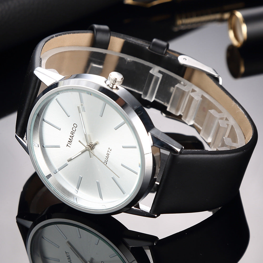Simple watch Korean style fashion ladies casual male student trend belt ultra-thin British watch quartz watch