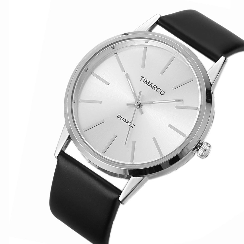 Simple watch Korean style fashion ladies casual male student trend belt ultra-thin British watch quartz watch