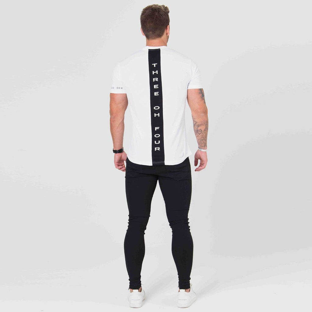 Men's Black Cotton Crew Neck T-Shirt