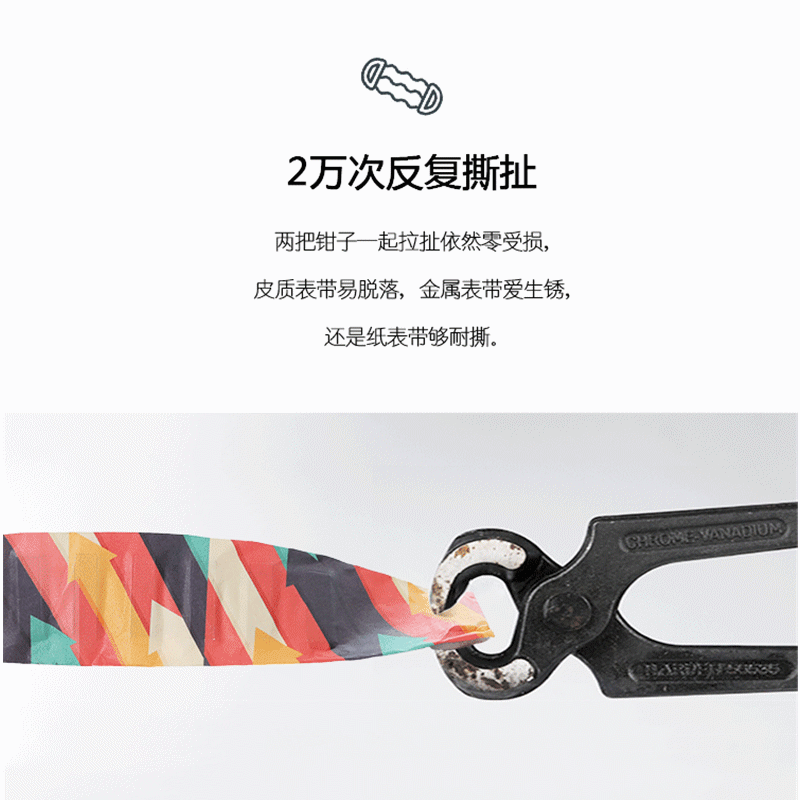 New style paper watch LED white light creative men and women cajiso black technology vibrato 36 colors optional spot wholesale