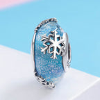 Original Amazon source s925 sterling silver beads diy beaded bracelet accessories spring, summer, autumn and winter four seasons glazed beads