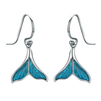 Evelyn Cross-border Monopoly Whale Fish Tail Set S925 Sterling Silver Earrings Necklace Platinum Plated Ladies Accessories