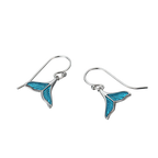 Evelyn Cross-border Monopoly Whale Fish Tail Set S925 Sterling Silver Earrings Necklace Platinum Plated Ladies Accessories