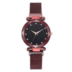 Vibrating sound explosions Spot wholesale ladies star quartz watch lazy watch magnet strap magnet watch