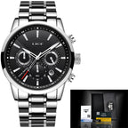 LIGE Men's Multifunction Quartz Watch