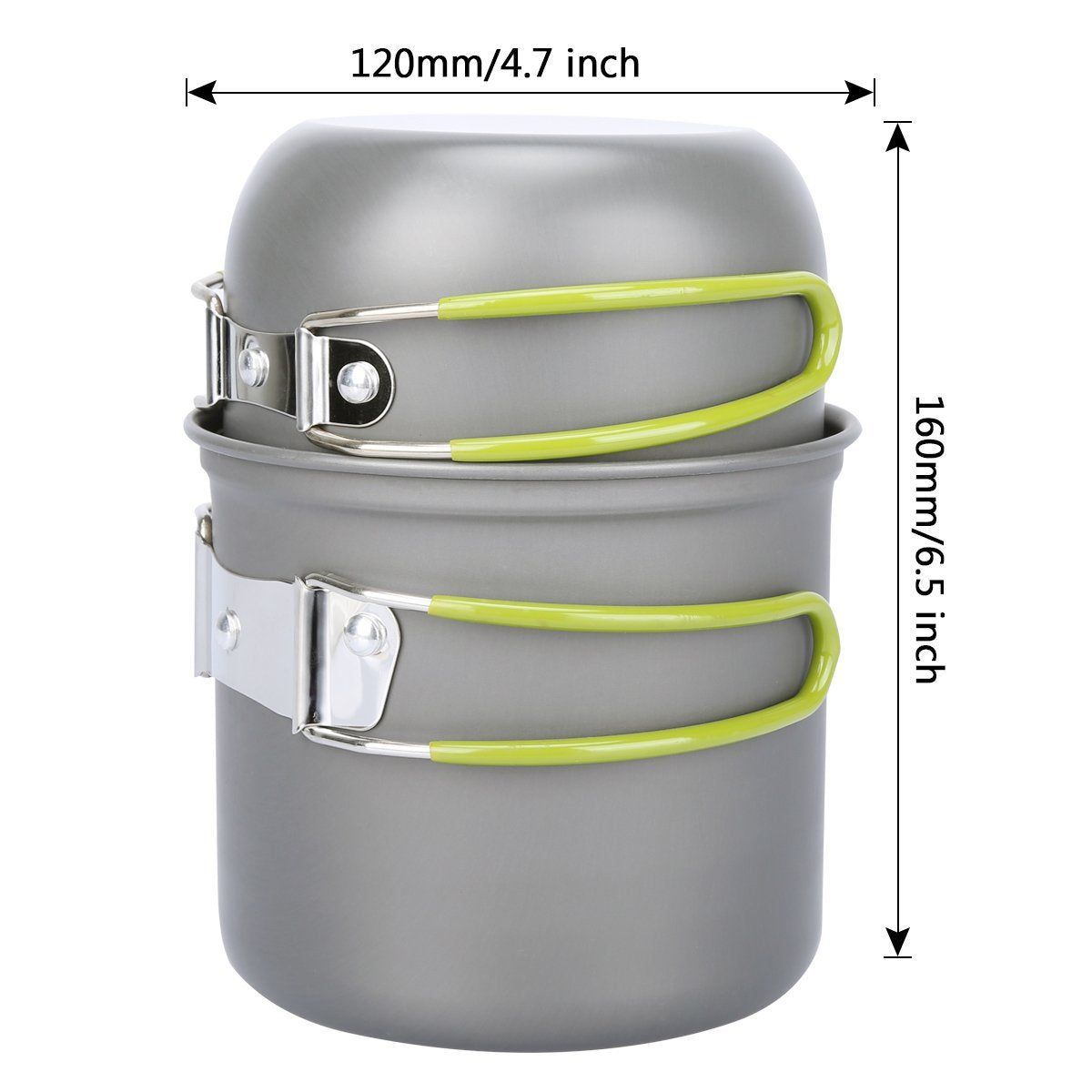 Hot Amazon Hot Style Outdoor Portable Camping Cookware Picnic Cookware Bushcraft Pot