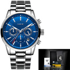 LIGE Men's Multifunction Quartz Watch