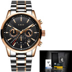 LIGE Men's Multifunction Quartz Watch
