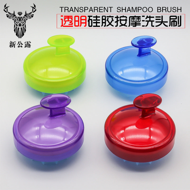 Silicone shampoo brush scalp massage brush shampoo comb adult shampoo massager Shun hair comb beauty tools