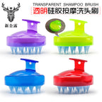 Silicone shampoo brush scalp massage brush shampoo comb adult shampoo massager Shun hair comb beauty tools