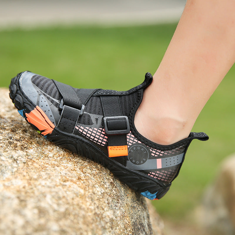 Parent-child river tracing shoes children's beach shoes quick-interference water shoes boys and girls new men and women non-slip water shoes