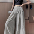 Striped suit pants