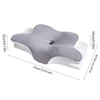 Cooling Viscoelastic Memory Foam Pillow – Heat-Resistant Slow Rebound Cushion