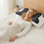 Cooling Viscoelastic Memory Foam Pillow – Heat-Resistant Slow Rebound Cushion