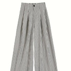 Striped suit pants