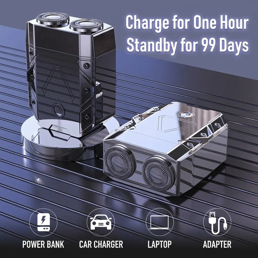 Men's Rechargeable Electric Razor – Portable & Washable | Aladinae