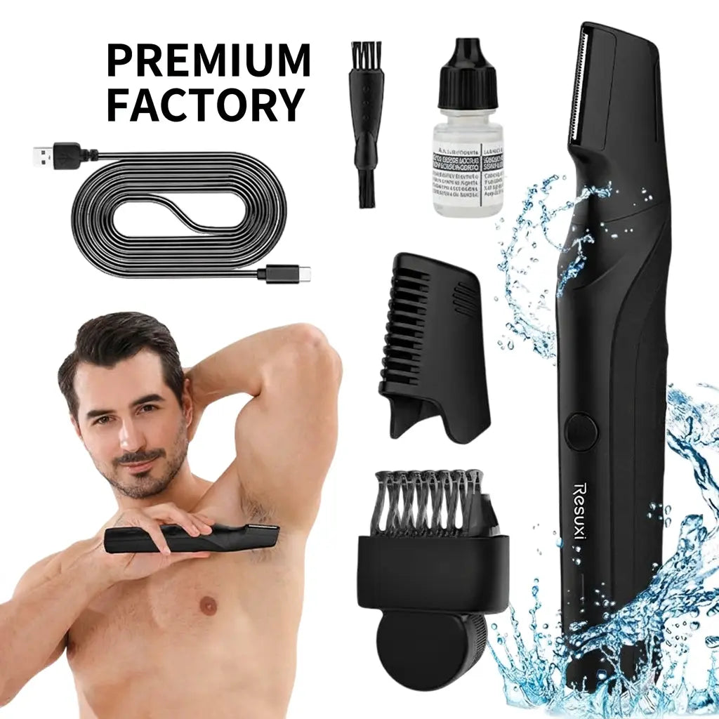 RESUXI T3 Men's Shaver & Body Trimmer Set – USB | Aladinae