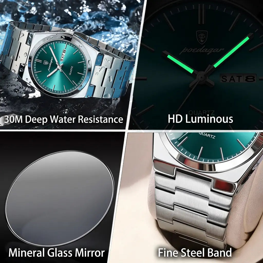 Men's Ultra-Thin Quartz Watch | Aladinae